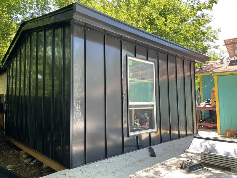 Black standing seam metal wall panels for Roof Inspection in Lock Haven